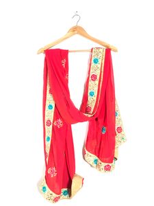 Cream Embroided Lehenga Choli Set (Women’s)