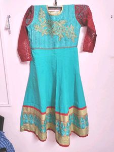 467 Rs Gorgeous Cotton Anarkali Set