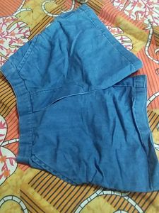 Blue Denim Shorts
