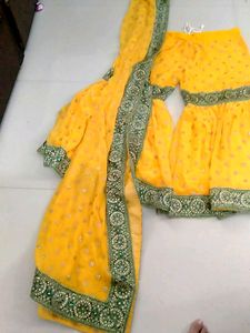 Bridal Yellow Gharara