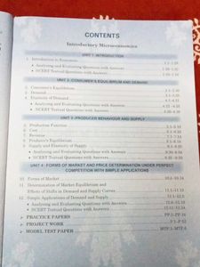 Introductory Microeconomics Class XI