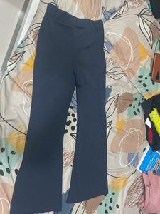 Navy Blue Flared Pants