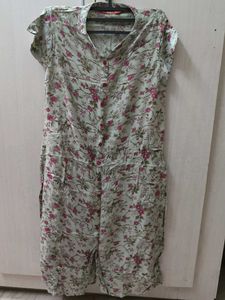 Floral Print Kurta