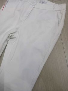 White Straight Leg Pants