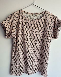 Cute Cat Print T-Shirt