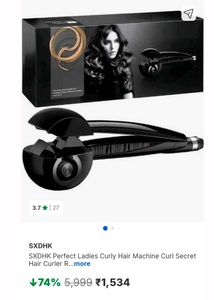 PRICE DROP!!    Perfect Ladies Curly Hair Machine