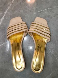 Elegant Gold Accent Sandals