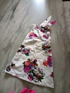 Cute Floral Girls dongree type dress