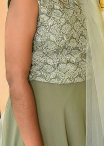 New Style Crop Top And Skirt Function Wear