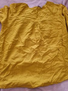 Mustard Yellow Casual Top