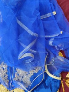 golden, blue  Lehenga Choli