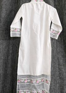 White Kurta Set