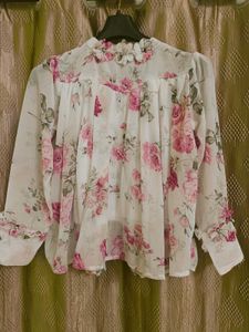 Floral Chiffon Top