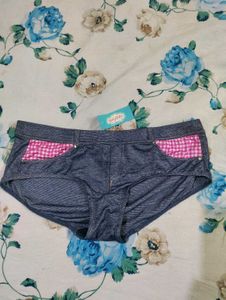 Body Pops Denim & Gingham Panties