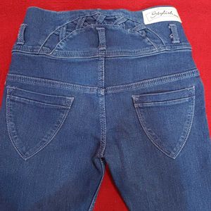 High Waisted Denim Jeans