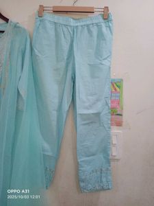 new sangria brand Light Blue Kurta Set