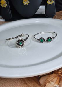 Boho Silver Replica Cuff Bracelet