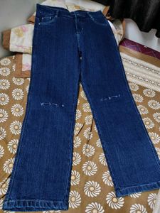 Blue Straight Or Slim Fit Jeans