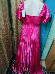 Elegant Pink Maxi Dress