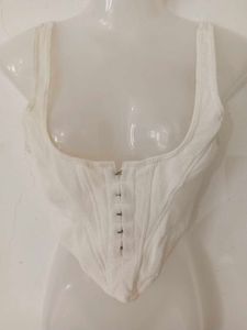 WHITE SEXY CORSET