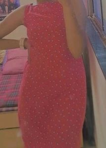 red bodycon dress