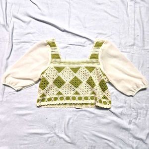 Crochet Flower Top
