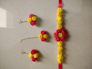 Floral Jewellery(Chokar Set)