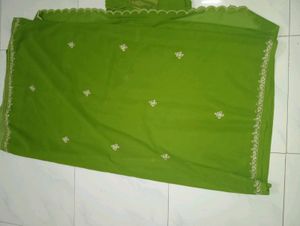 Green Saree