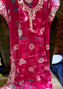 Vintage Batik Style Nightgown