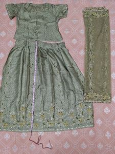 Semi Bridal And Party Wear Lehenga Choli Set