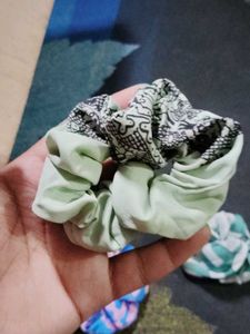Patterned Scrunchie Set - 4 Pack