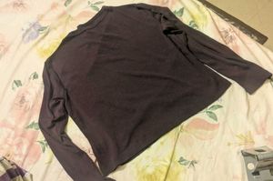 Burgundy Long Sleeve Top
