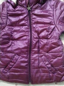 Cute Purple Puffer Jacket