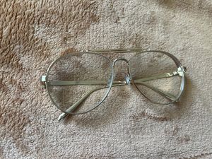 Vintage Aviator Clear Sunglasses