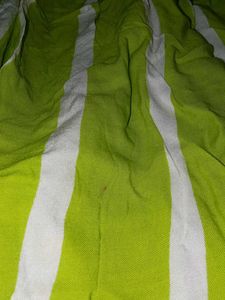 Green &amp; White Striped Dress