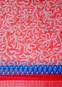 Red &amp; Gold Saree 2 Pieces Sare