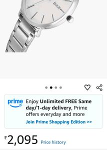 Sonata Silver Wrist men's Watch