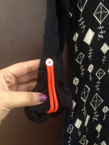 Black HiLo Kurta