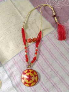 Assamese neckpiece and earing set