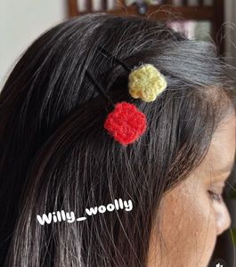 Crochet Hair Pins - Cute Designs