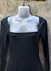 VN. Black Bodycon Mini Dress