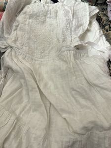 White Embroidered Dress
