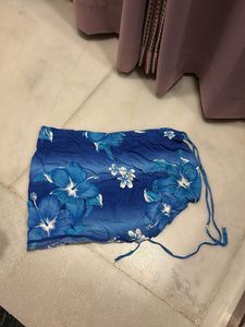 Blue Floral Sarong