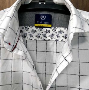 Van Heusen White Elegant Shirt Party/Casual
