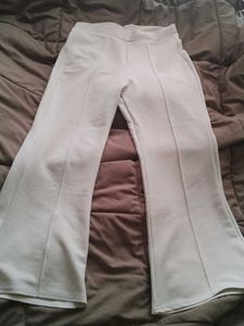 Flared White Pants (Free Delivery)