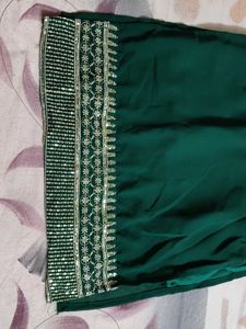 Emerald Green Embellished Kurti