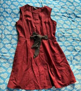 Cute Party Wear Dress With Belt