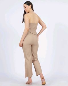 Halter Neck Short Top with Pants