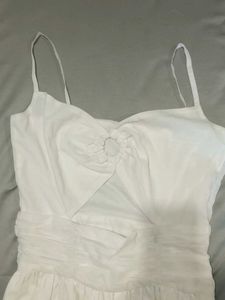 White Flowy Jumpsuit