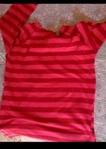 Striped Off-Shoulder Top